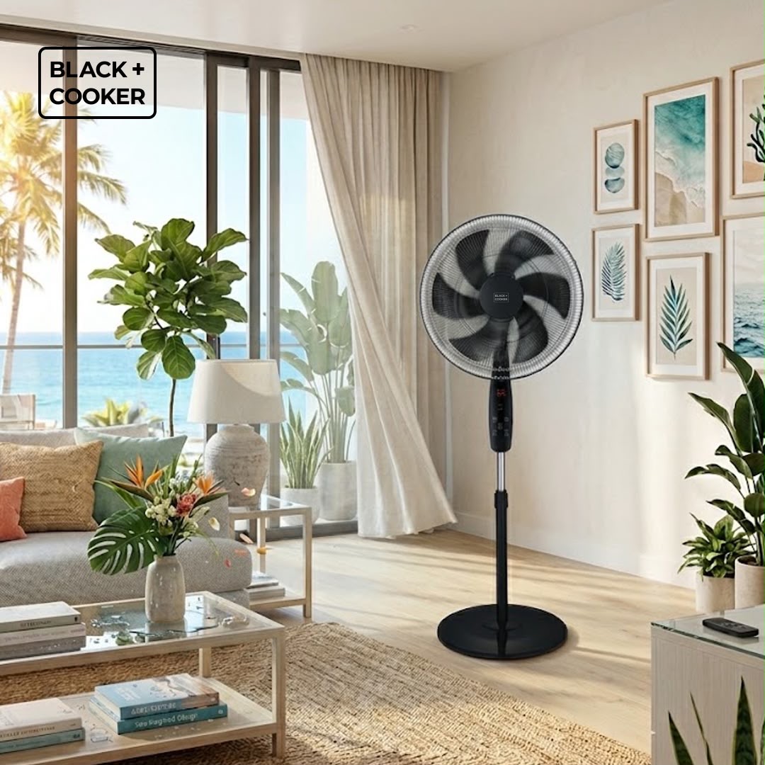 پنکه برند بلک کوکر با صفحه تاچ و نمایشگر دیجیتال